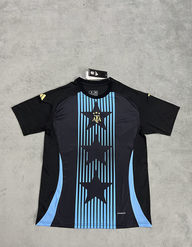 AAA Quality Argentina 24/25 Black/Blue Training Jersey